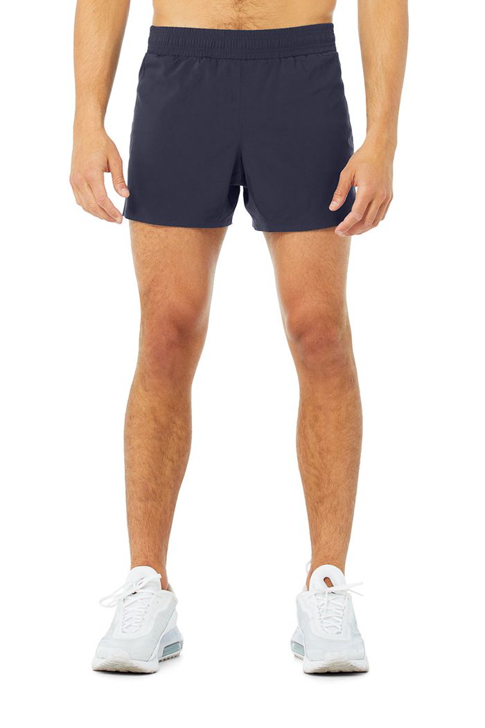 Alo Yoga 5" Adapt Löpar Short Herr Svarta | 2879560-UF