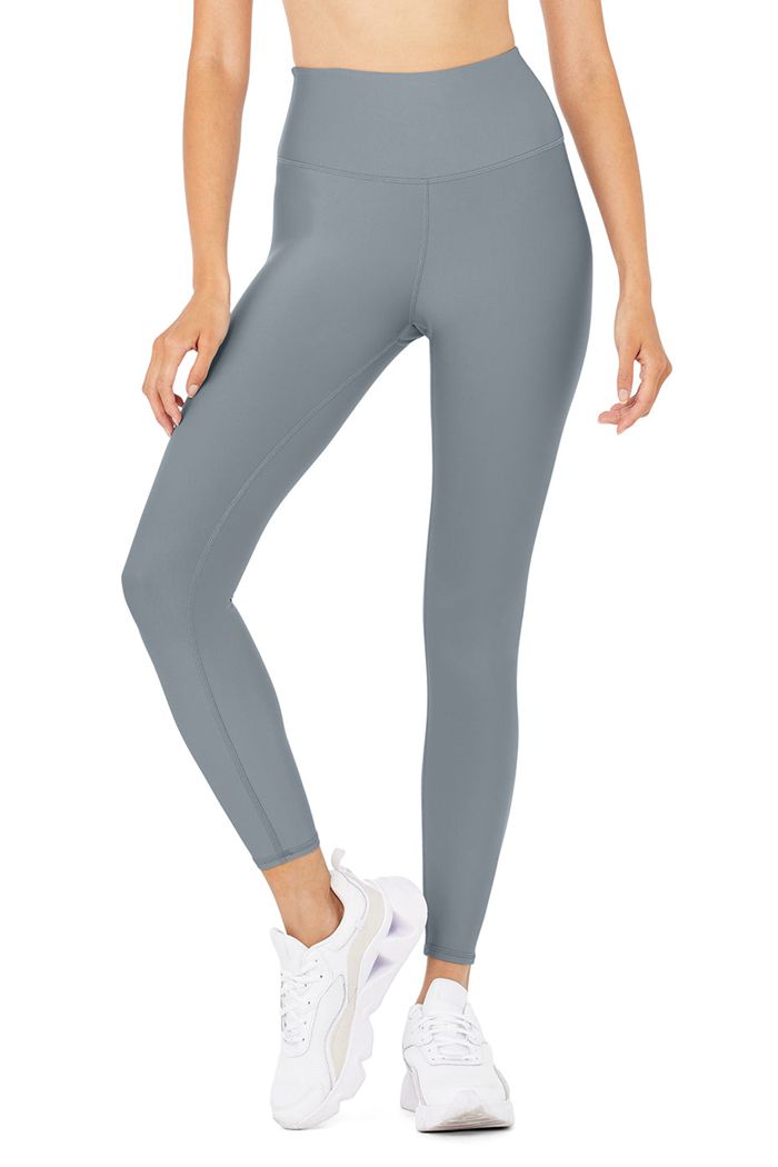 Alo Yoga 7/8 High-Midja Airlift Leggings Dam Grå | 7428639-EL