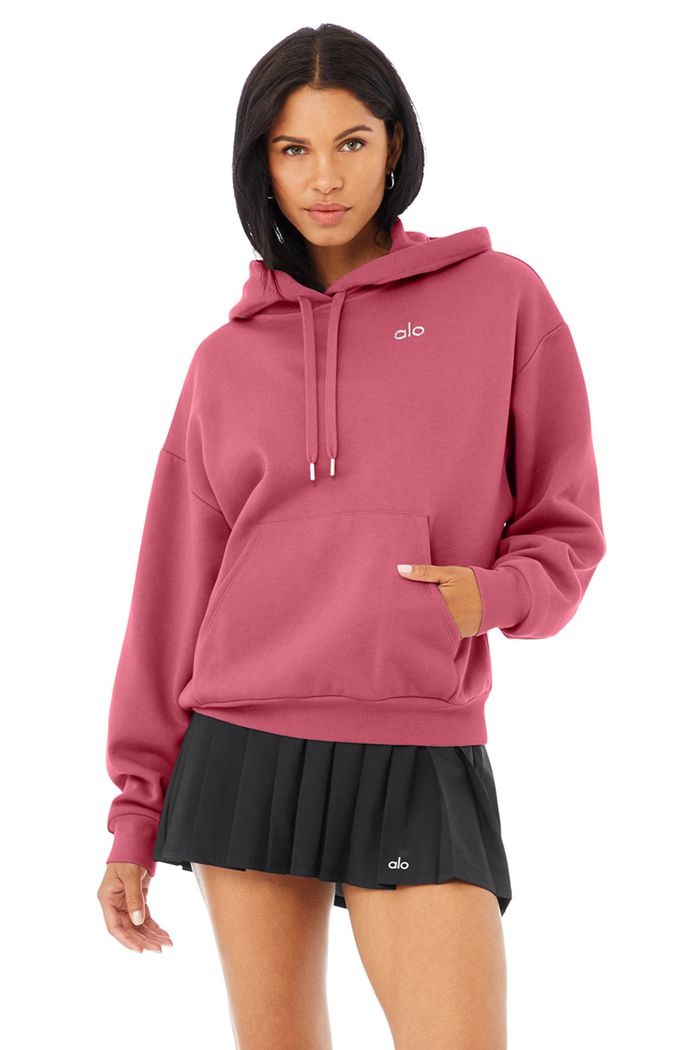 Alo Yoga Accolade Hoodie Dam Lila | 7842536-GN