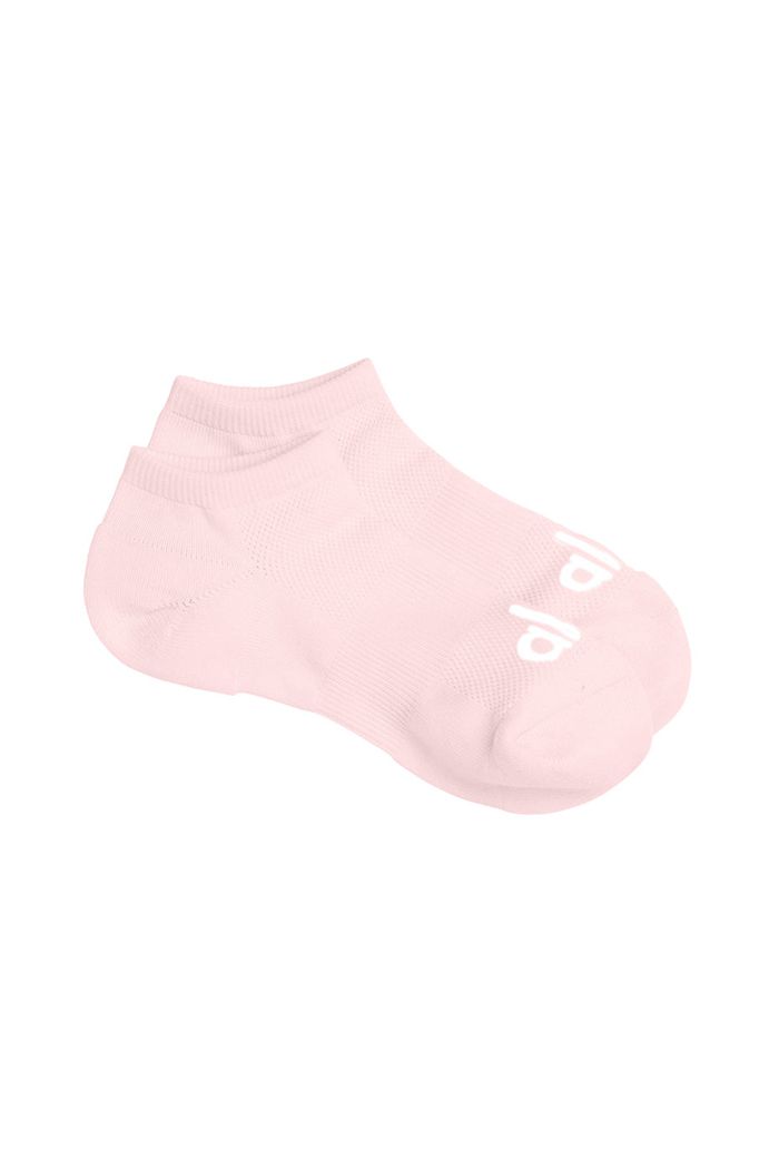 Alo Yoga Everyday Strumpor Dam Rosa Vita | 4210578-BW