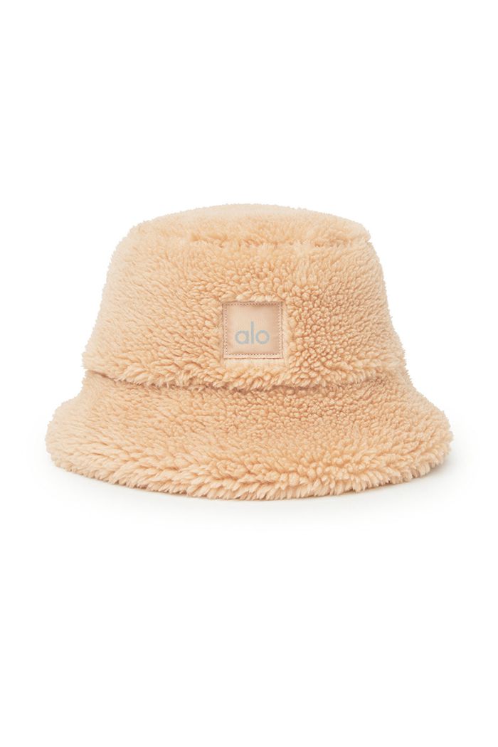 Alo Yoga Foxy Sherpa Bucket Hatt Dam Bruna | 0472318-PD