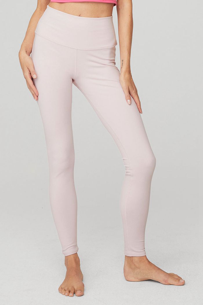 Alo Yoga High-Midja Airbrush Leggings Dam Rosa | 8537021-SX