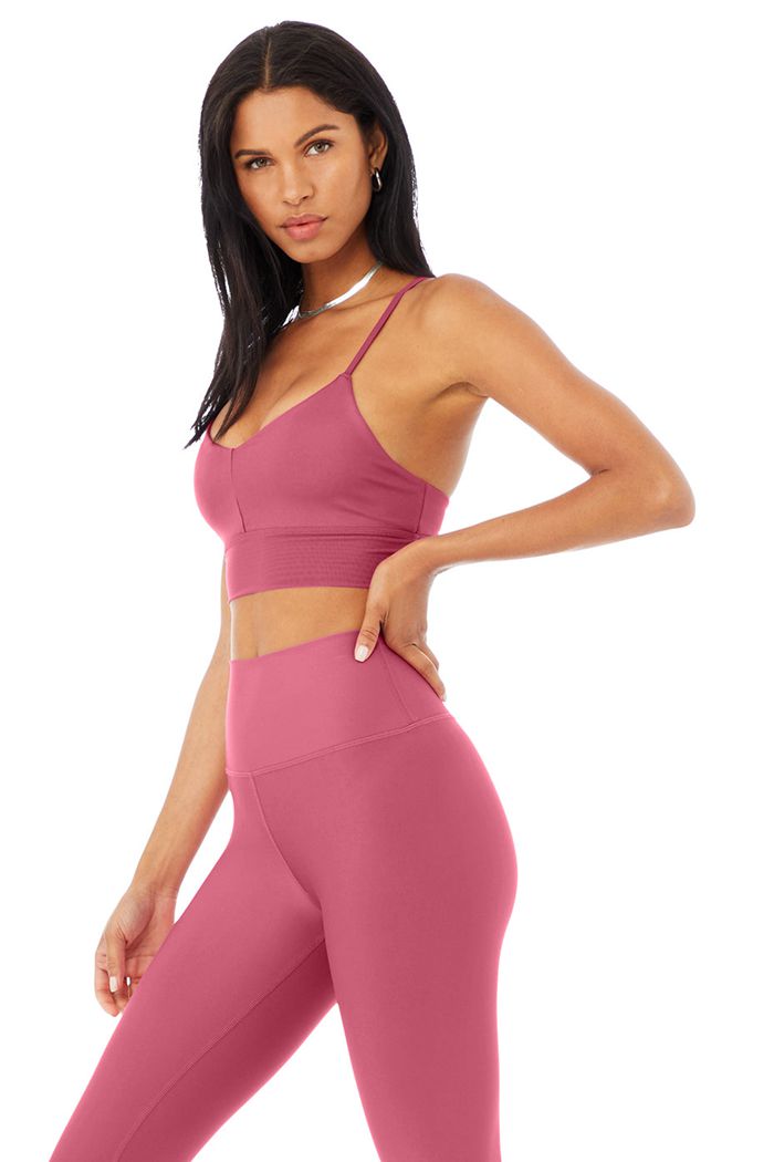 Alo Yoga Lavish BH Dam Lila | 8395467-FZ