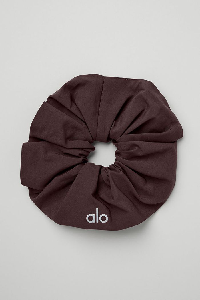 Alo Yoga Oversized Scrunchie Dam Svarta | 6150874-NI