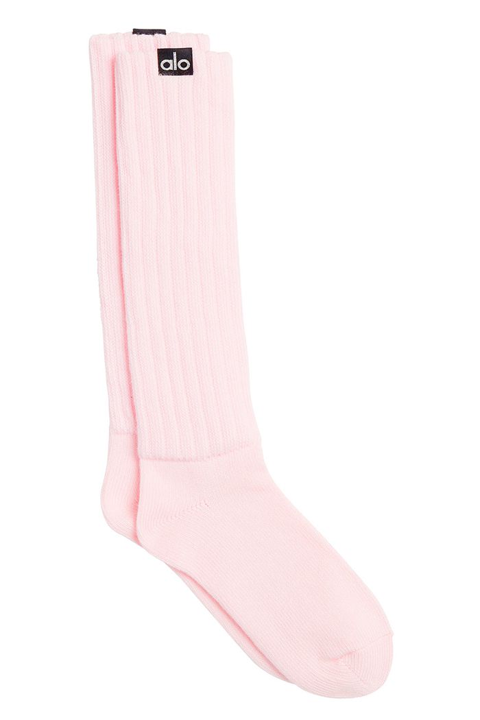 Alo Yoga Scrunch Strumpor Dam Rosa | 1674259-DF