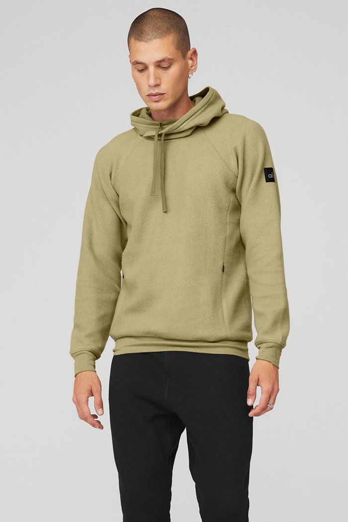 Alo Yoga The Triumph Hoodie Herr Gröna | 7536249-GI