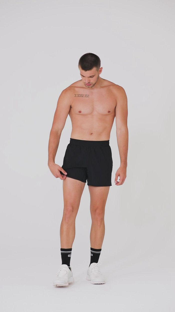 Alo Yoga 5'' Adapt Löpar Short Herr Röda | 3724105-AT