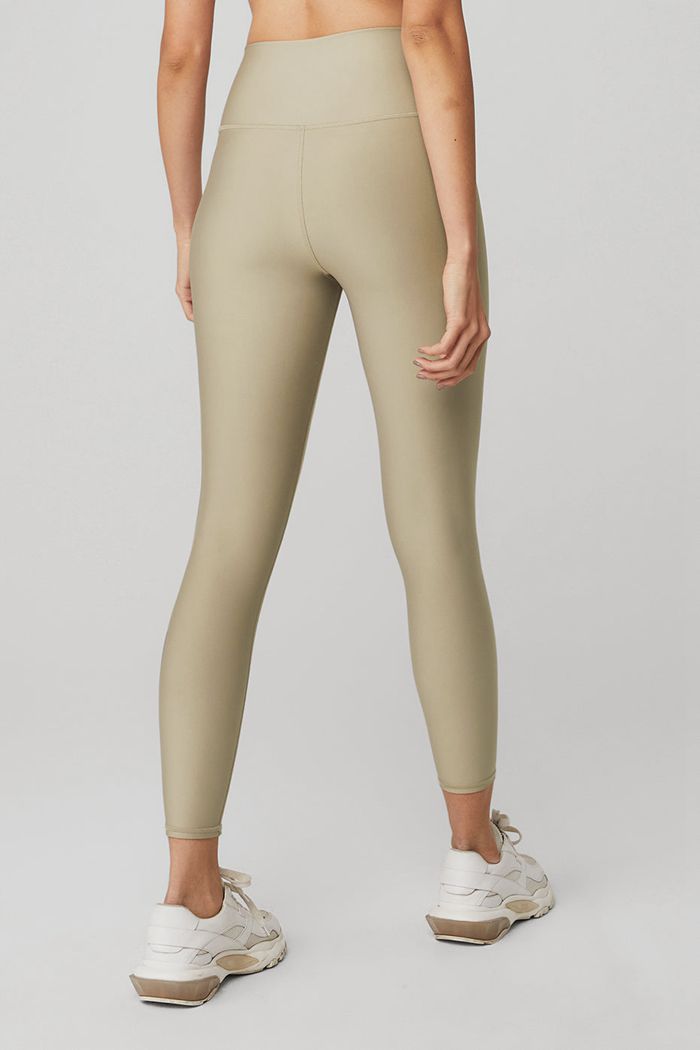 Alo Yoga 7/8 High-Midja Airlift Leggings Dam Bruna | 1748620-NV