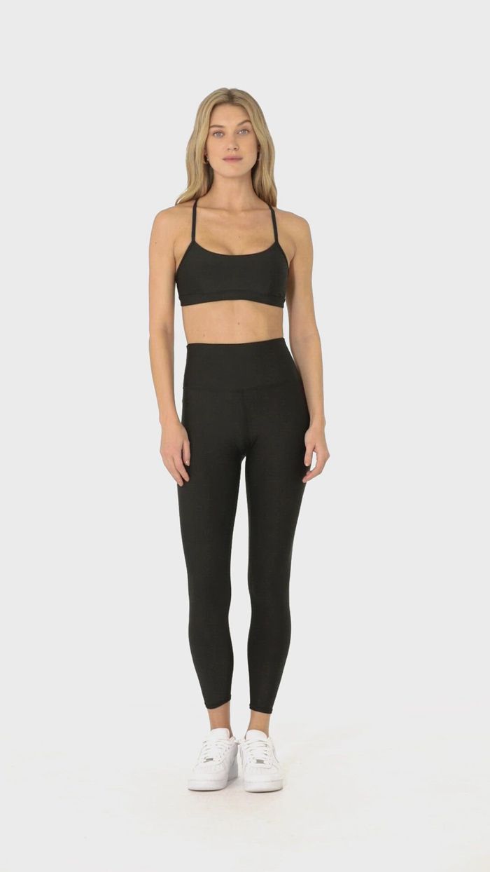 Alo Yoga 7/8 High-Midja Airlift Leggings Dam Bruna | 1748620-NV