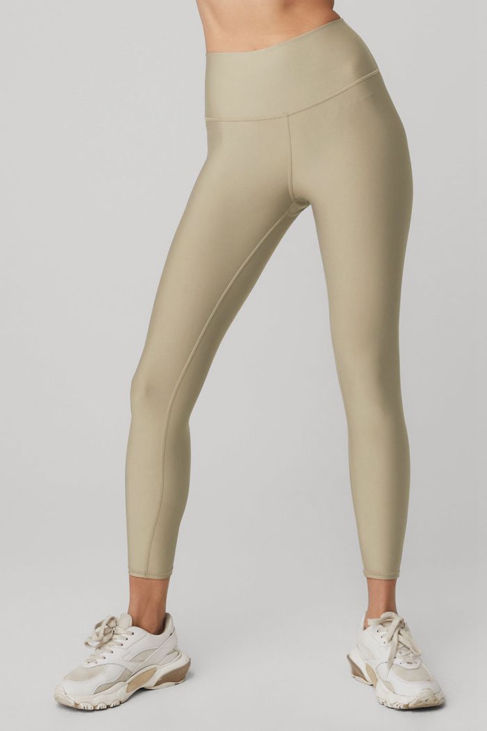 Alo Yoga 7/8 High-Midja Airlift Leggings Dam Bruna | 1748620-NV