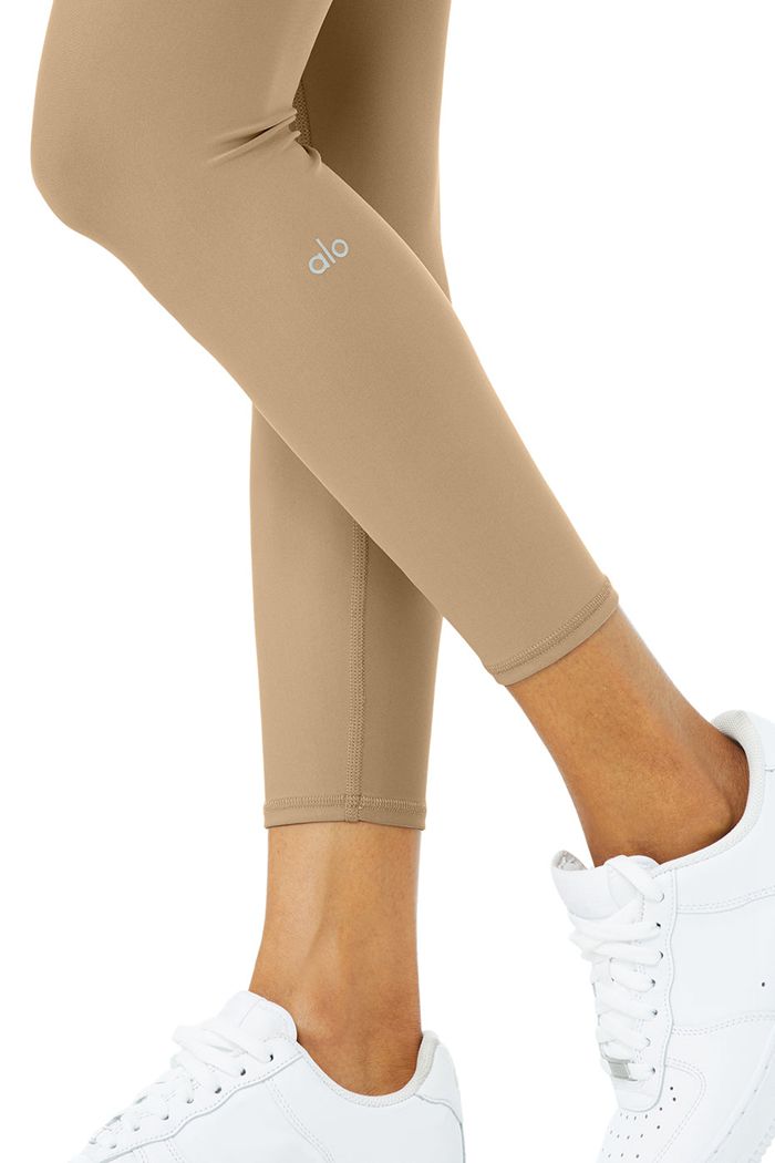 Alo Yoga 7/8 High-Midja Airlift Leggings Dam Bruna | 3476802-NX