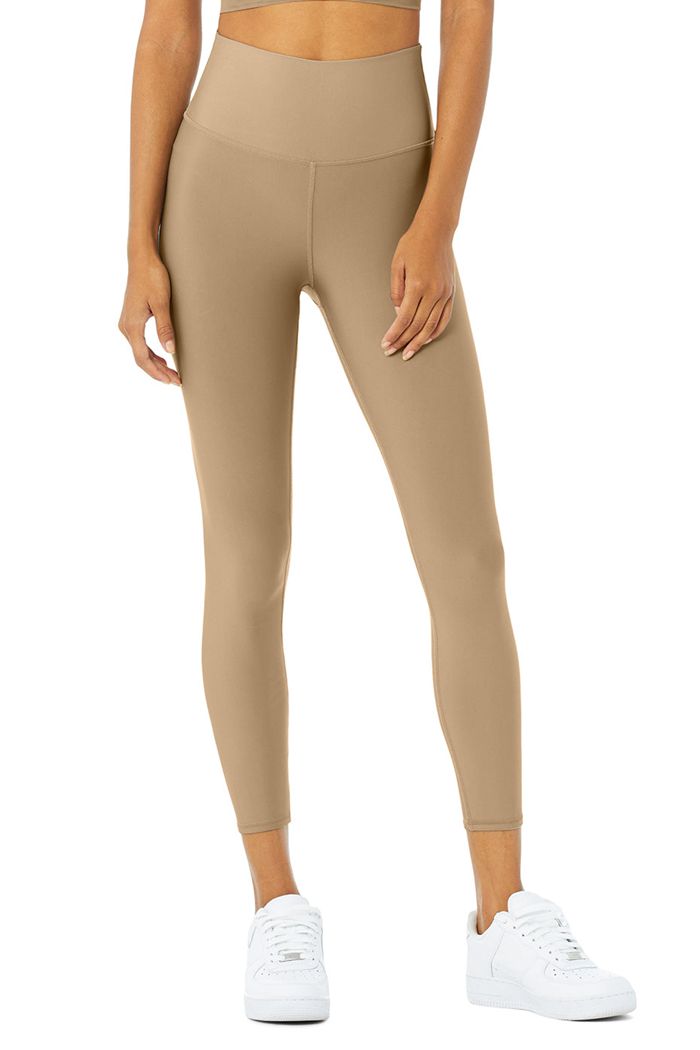 Alo Yoga 7/8 High-Midja Airlift Leggings Dam Bruna | 3476802-NX