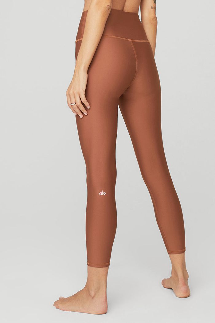 Alo Yoga 7/8 High-Midja Airlift Leggings Dam Röda | 4160589-PJ