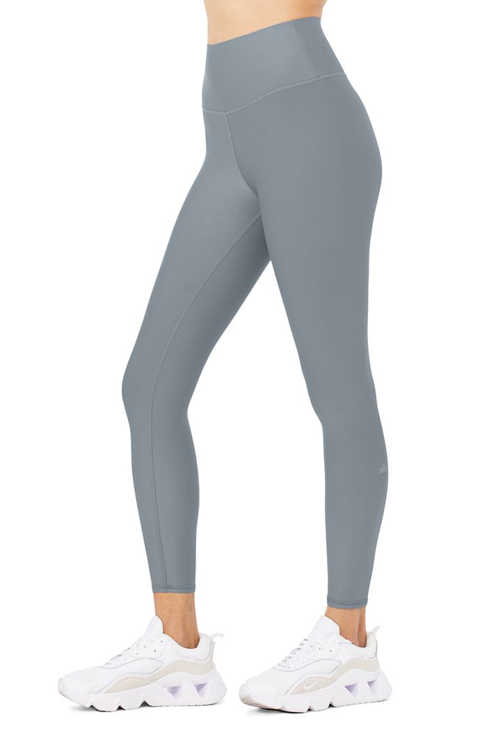 Alo Yoga 7/8 High-Midja Airlift Leggings Dam Grå | 7428639-EL