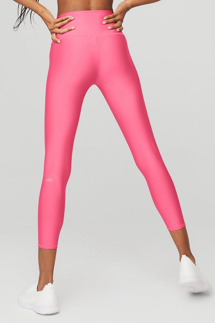 Alo Yoga 7/8 High-Midja Airlift Leggings Dam Rosa Fuchsia | 8503641-BU