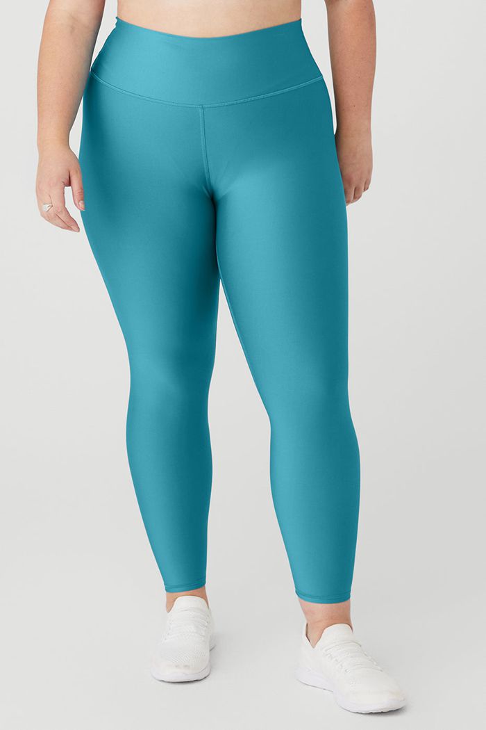 Alo Yoga 7/8 High-Midja Airlift Leggings Dam Blå | 8765923-TO