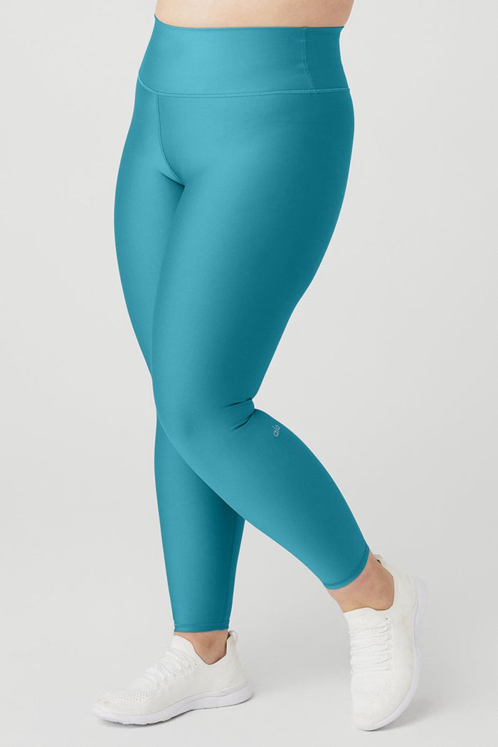 Alo Yoga 7/8 High-Midja Airlift Leggings Dam Blå | 8765923-TO