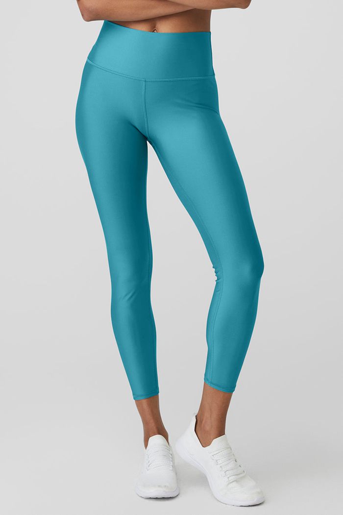 Alo Yoga 7/8 High-Midja Airlift Leggings Dam Blå | 8765923-TO