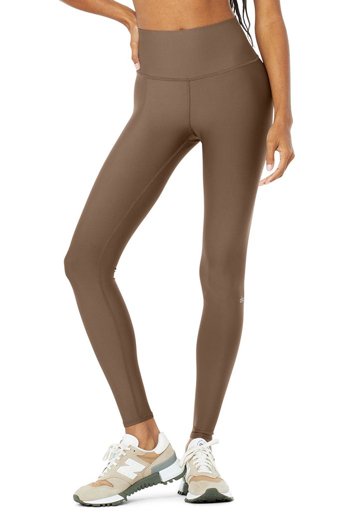 Alo Yoga 7/8 High-Midja Airlift Leggings Dam Bruna | 9130852-LY