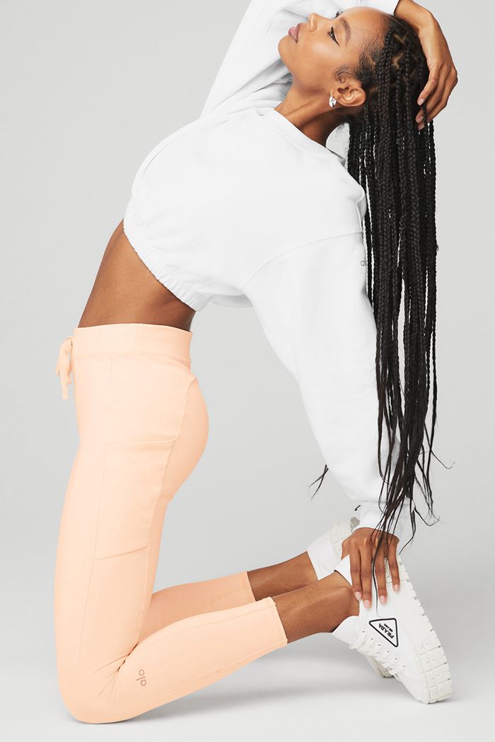 Alo Yoga 7/8 High-Midja Checkpoint Leggings Dam Beige | 4908567-FP