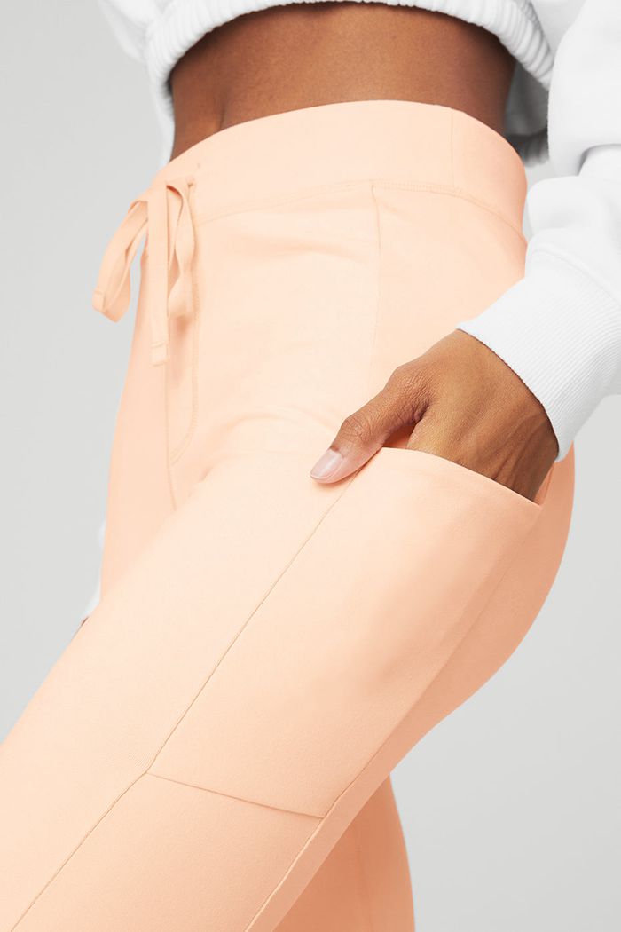 Alo Yoga 7/8 High-Midja Checkpoint Leggings Dam Beige | 4908567-FP