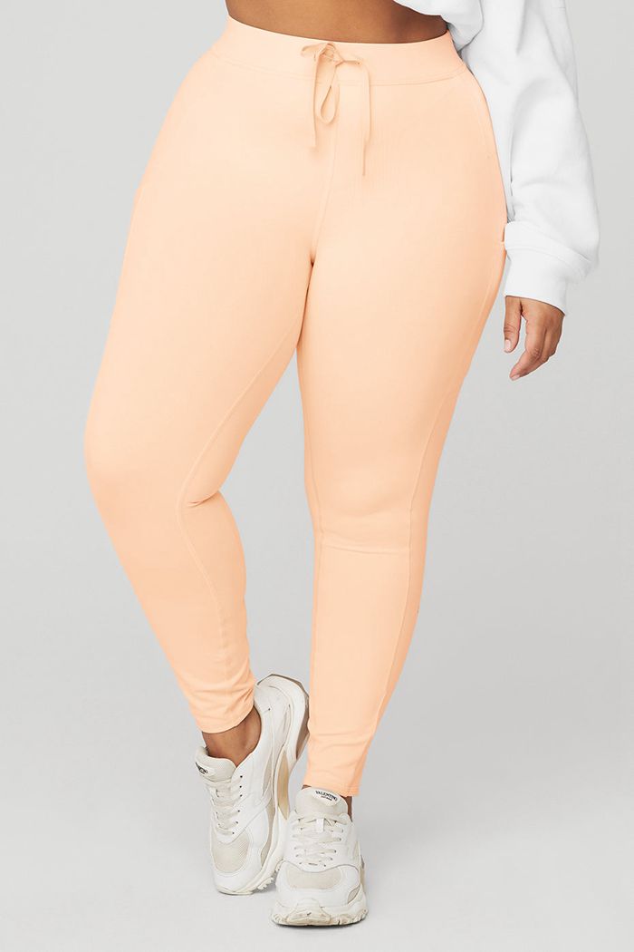 Alo Yoga 7/8 High-Midja Checkpoint Leggings Dam Beige | 4908567-FP