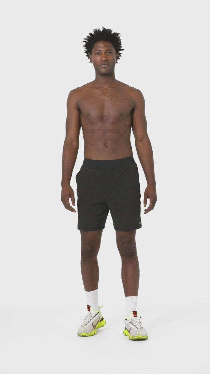 Alo Yoga 7'' Repetition Short Herr Blå | 8697543-QT