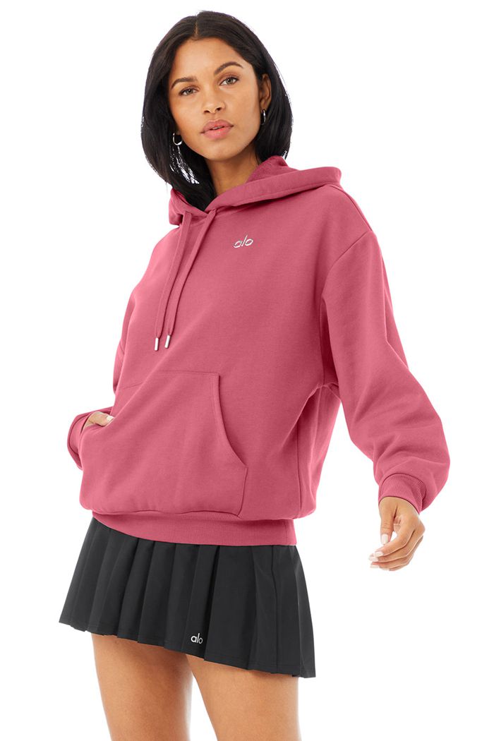 Alo Yoga Accolade Hoodie Dam Lila | 7842536-GN