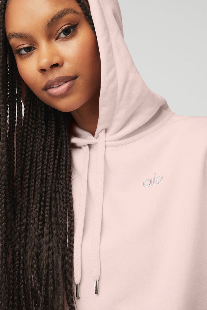 Alo Yoga Accolade Hoodie Dam Rosa | 7854902-ZC