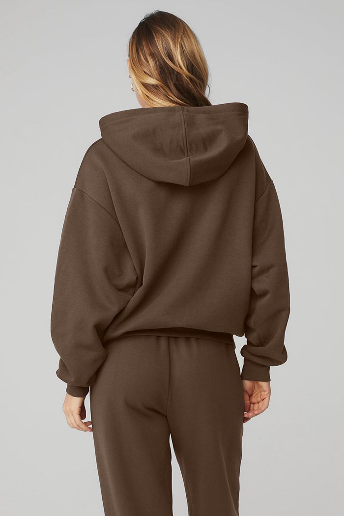 Alo Yoga Accolade Hoodie Dam Svarta | 2845609-VP