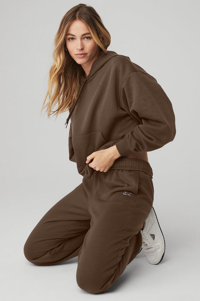 Alo Yoga Accolade Hoodie Dam Svarta | 2845609-VP