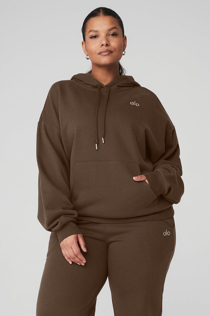 Alo Yoga Accolade Hoodie Dam Svarta | 2845609-VP