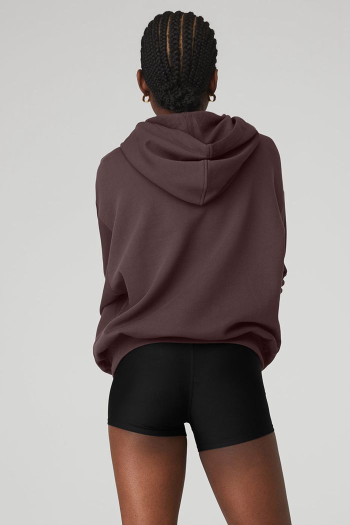 Alo Yoga Accolade Hoodie Dam Svarta | 9145386-RQ