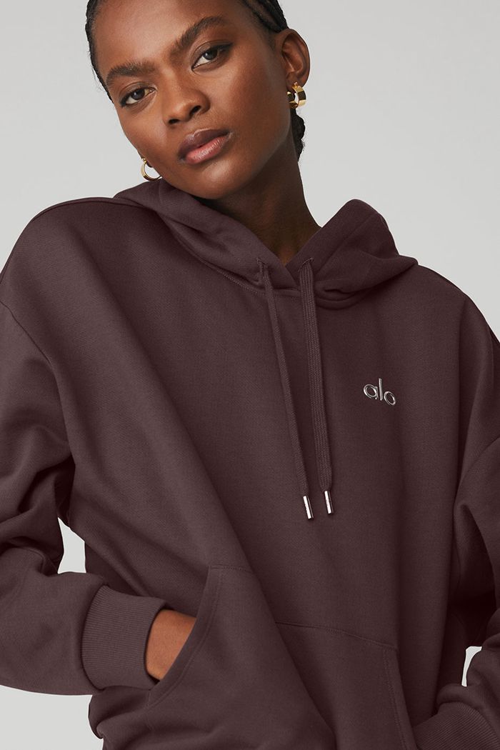 Alo Yoga Accolade Hoodie Dam Svarta | 9145386-RQ