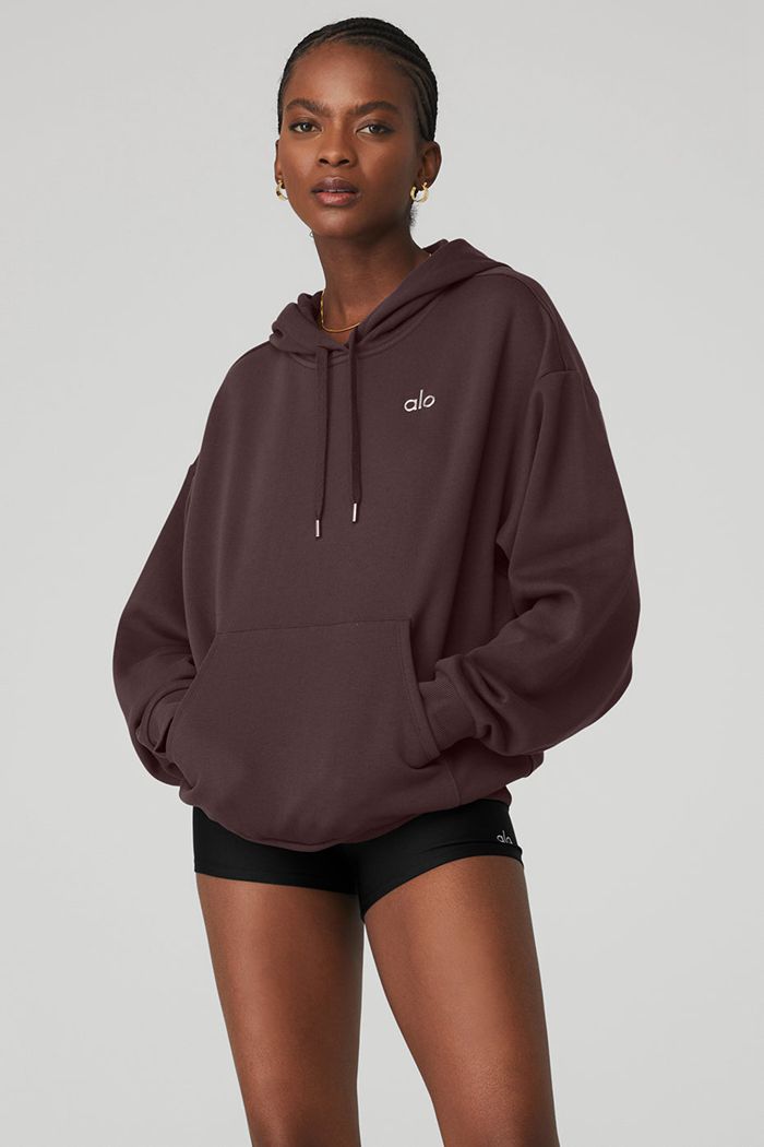 Alo Yoga Accolade Hoodie Dam Svarta | 9145386-RQ