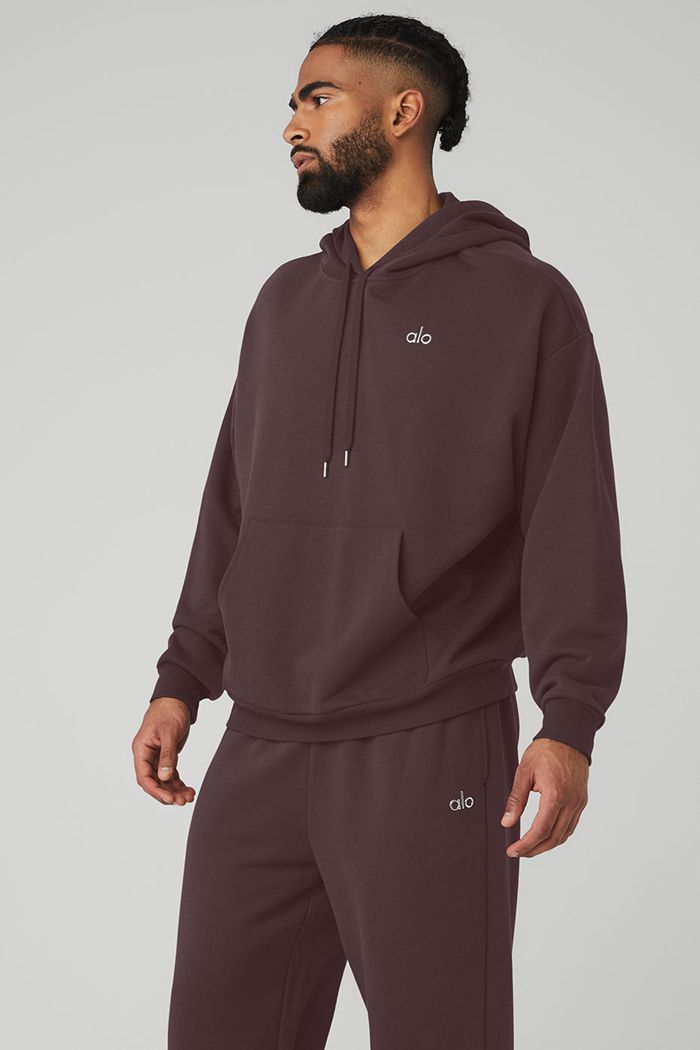 Alo Yoga Accolade Hoodie Herr Svarta | 0946352-ZW