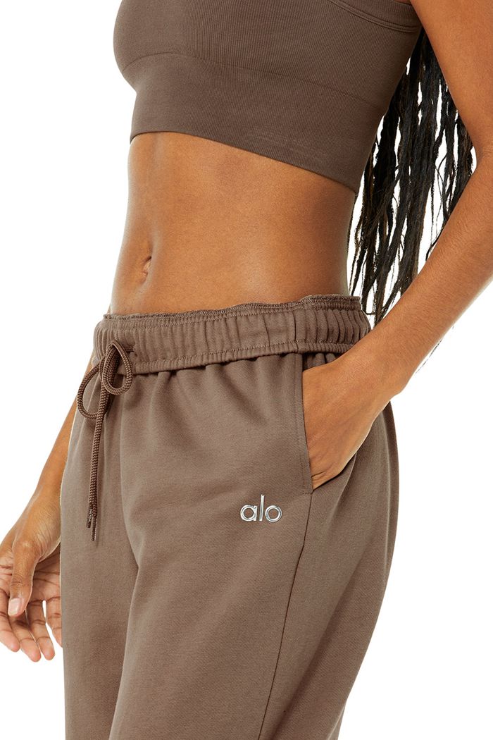 Alo Yoga Accolade Sweat Byxor Dam Bruna | 5823746-XC