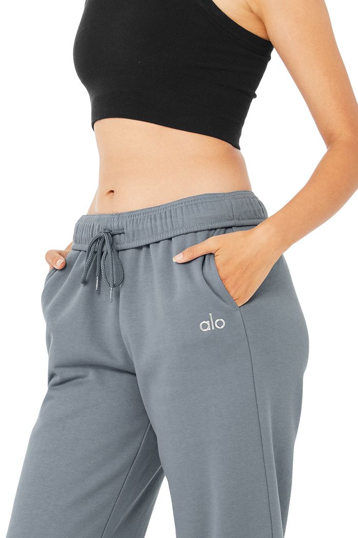 Alo Yoga Accolade Sweat Byxor Dam Grå | 4138702-WB