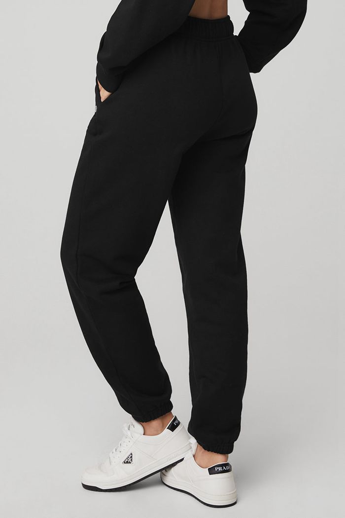 Alo Yoga Accolade Sweat Byxor Dam Svarta | 4756092-UD