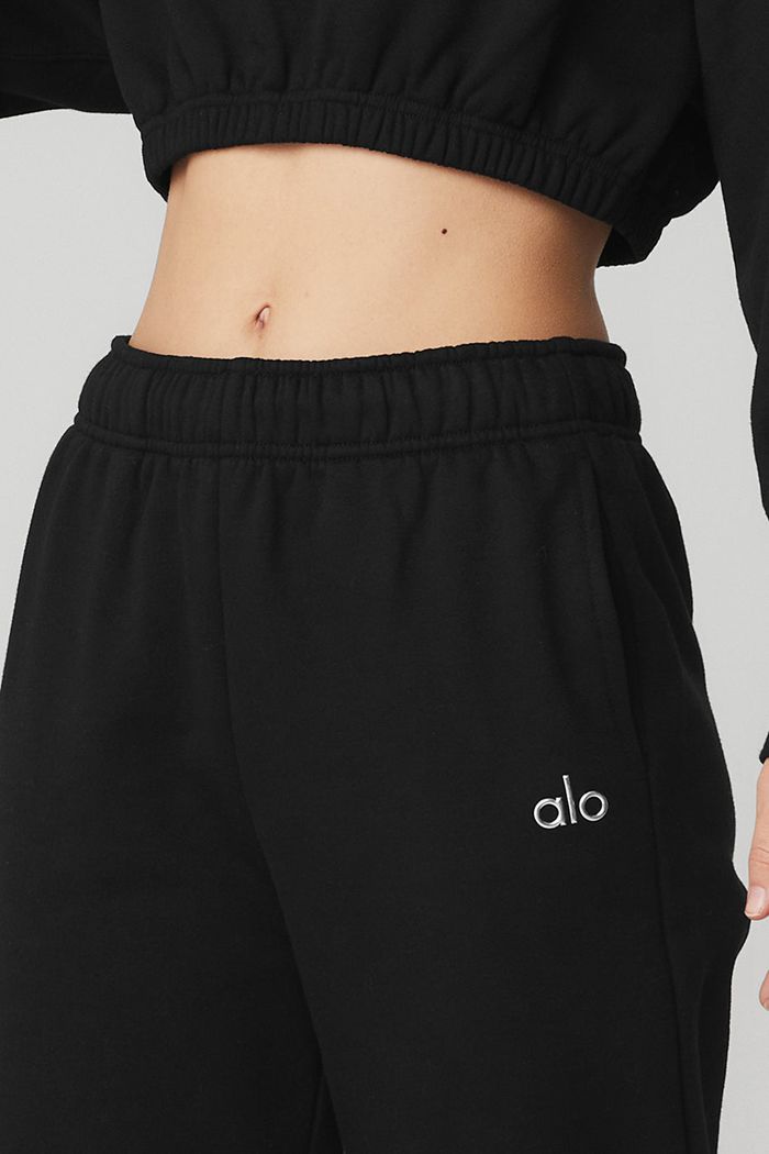 Alo Yoga Accolade Sweat Byxor Dam Svarta | 4756092-UD