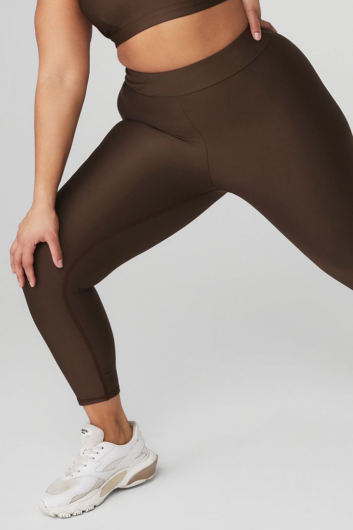 Alo Yoga Airlift High-Midja Conceal-Zip Capri Byxor Dam Svarta | 9061234-WZ