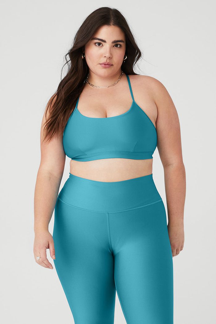 Alo Yoga Airlift Intrigue BH Dam Blå | 2745813-LS