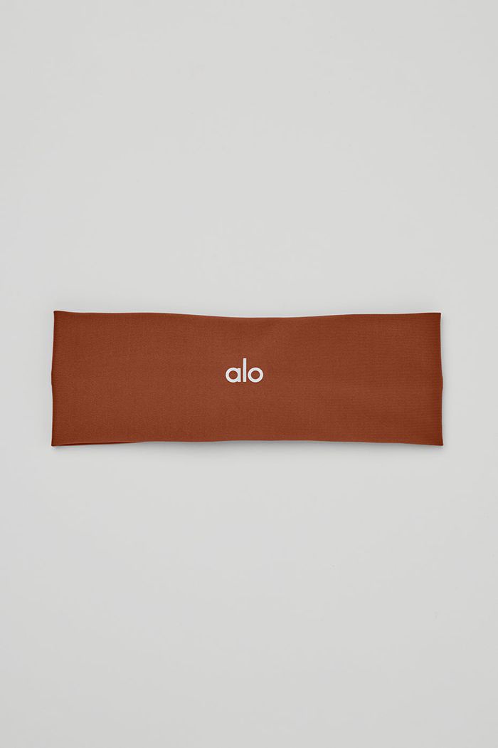 Alo Yoga Airlift Pannband Dam Röda | 1723068-PQ