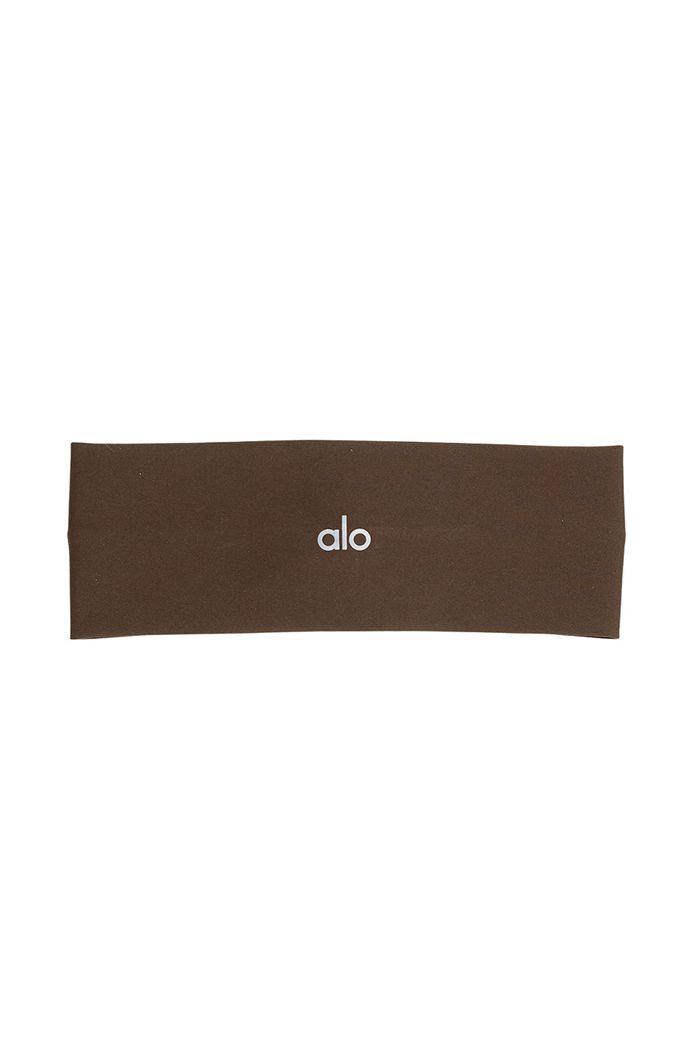 Alo Yoga Airlift Pannband Dam Svarta | 2763150-IW