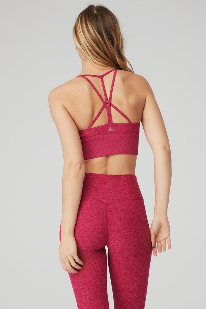 Alo Yoga Alosoft Lavish BH Dam Röda | 1649807-IJ