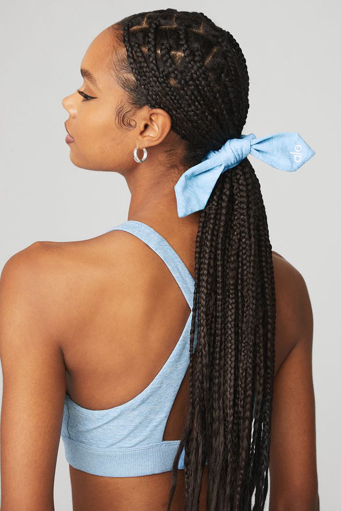 Alo Yoga Alosoft Rhythm Scrunchie Dam Blå | 5971843-RN