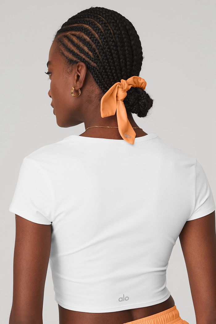 Alo Yoga Alosoft Rhythm Scrunchie Dam Orange | 4269573-OM