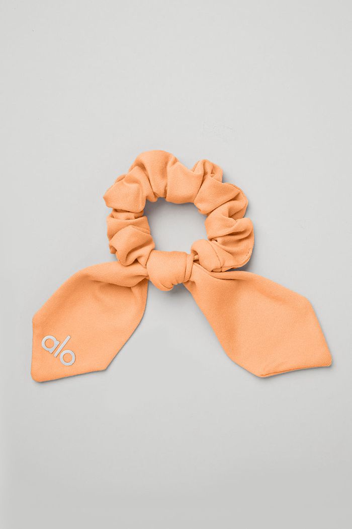 Alo Yoga Alosoft Rhythm Scrunchie Dam Orange | 4269573-OM