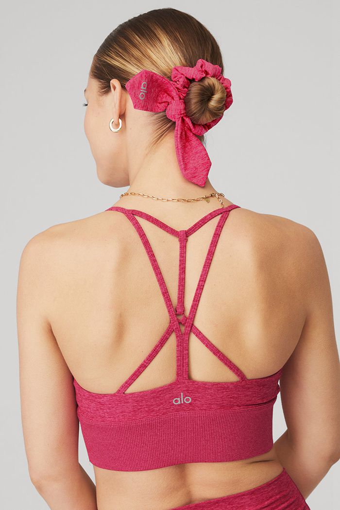 Alo Yoga Alosoft Rhythm Scrunchie Dam Röda | 1479328-NW