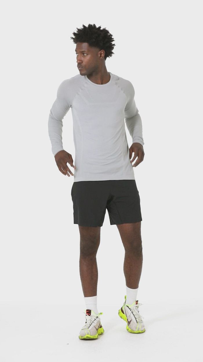 Alo Yoga Amplify Seamless Long Sleeve Herr Svarta | 3016729-KZ